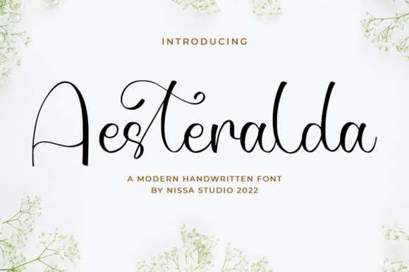 Aesteralda: The Elegant Script Typeface for Modern Web Design