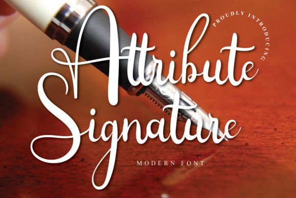 Attribute Signature: The Premium Script Font for Scroll-Stopping Campaigns