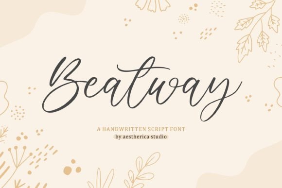 Beatway Typeface: Elevate Your Brand with a Handwritten Script