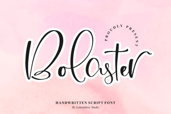 Bolaster: The Handwritten Typeface That Elevates Brand Identity