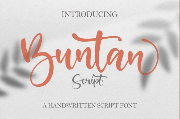 Buntan Script: A Sweet, Romantic Font for Digital Branding