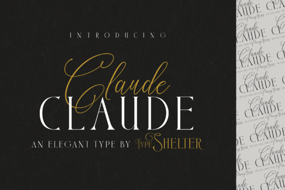 Claude: A Serif + Script Duo That Lifts Campaign Visuals