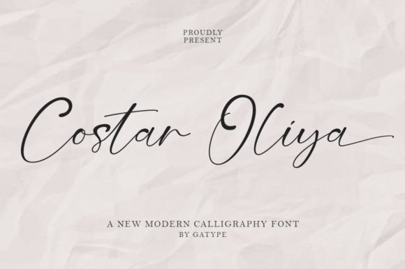 Costar Oliya: A Modern Calligraphy Font That Feels Like a Thoughtful Design Choice
