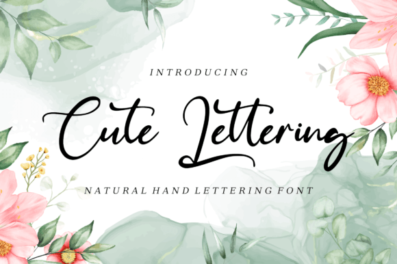 Cute Lettering Font: A Handwritten Display Typeface for Warm, Scroll-Stopping Campaigns