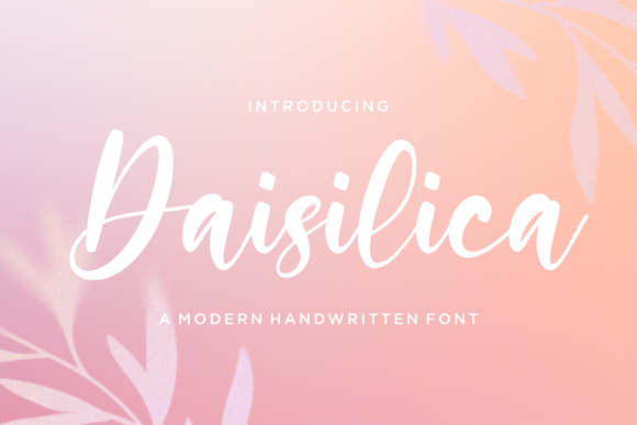 Daisilica: A Handwritten Typeface for Digital Branding