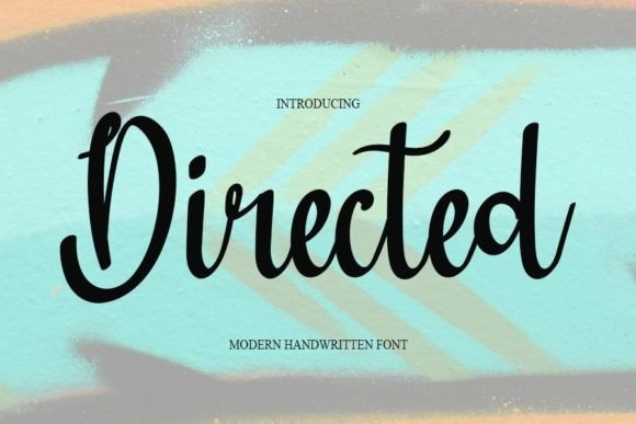 Directed: A Friendly Handwritten Font That Elevates Real Business Branding