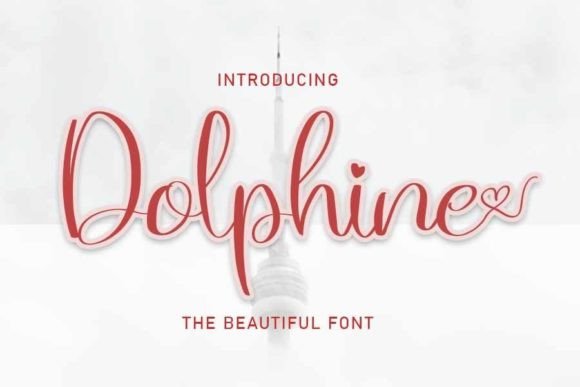 Dolphine Font: A Flowing Typeface for Elegant Web Design