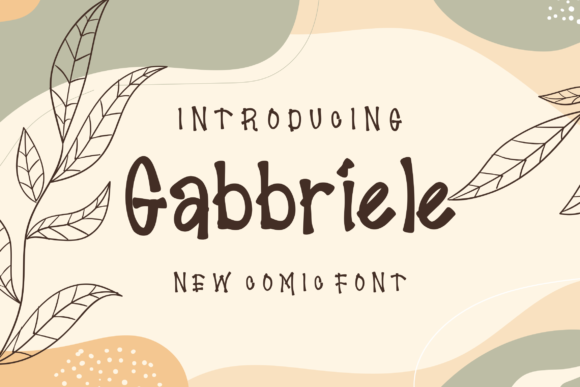Gabbriele: A Handwritten Typeface That Feels Real