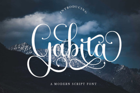 Gabita: The Romantic Script Font for Handmade Brands