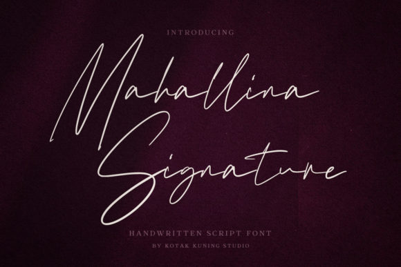 Mahallina: The Modern Script Font for Authentic Brand Identity