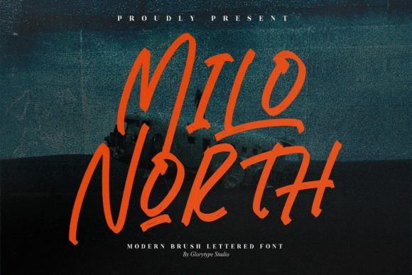 Milo North: A Modern Brush Lettered Font for Handmade Brands