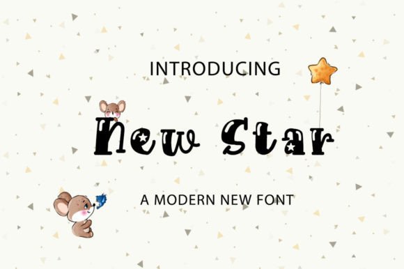 New Star: The Perfect Typeface for Handmade Branding and Shop Labels