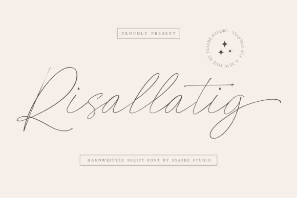Risallatig: A Handwritten Font That Feels Like Your Own Hand