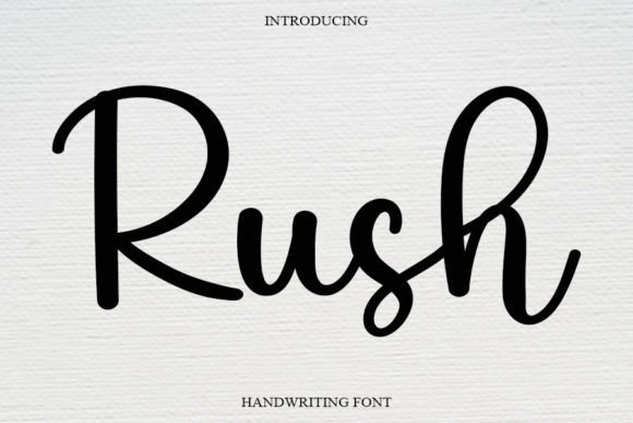 Rush: The Handwritten Typeface That Elevates Campaign Visuals