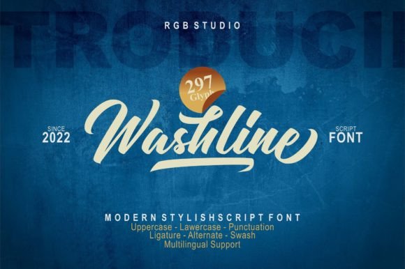 Washline: A Handwritten Typeface for Modern Editorial Design