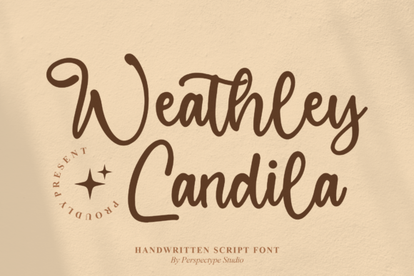 Weathley Candila: A Handwritten Typeface for Elegant Branding