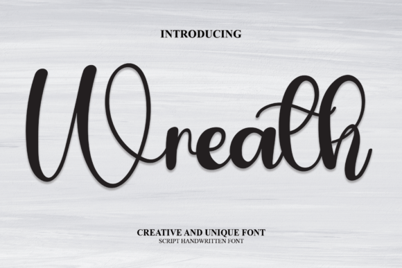 Wreath: The Elegant Handwritten Typeface for Handmade Brands