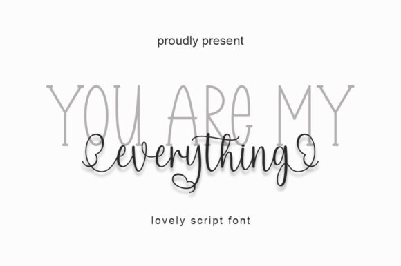 You Are My Everything: A Luxury Duo Typeface for Modern Branding