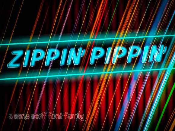 Zippin Pippin: A Handwritten Marker Typeface for Retro Branding